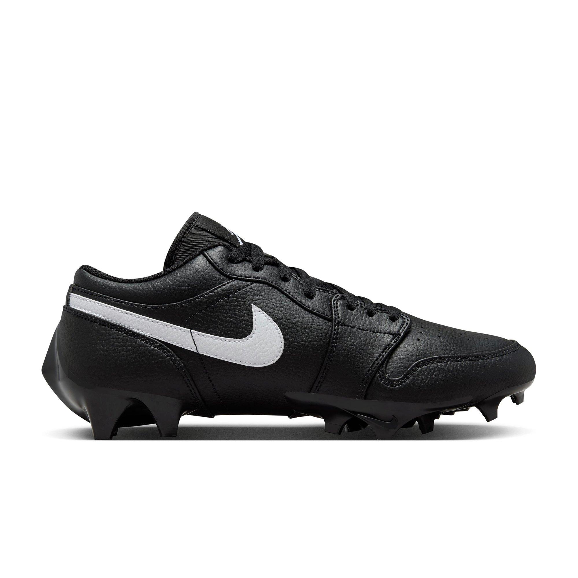 Jordan 1 Low TD "Black/White" Men's Football Cleat - BLACK/WHITE